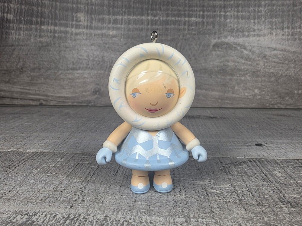 Hallmark Mystery Frosty Winter Fairy Christmas Ornament g77a